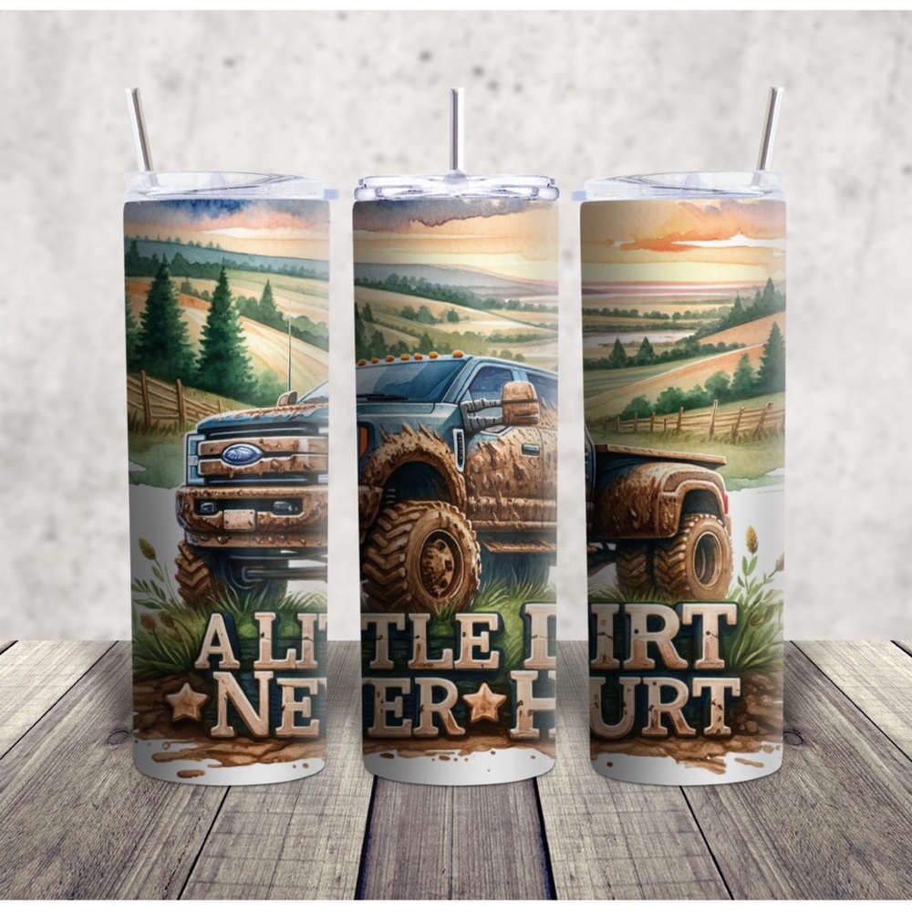 Off-Road Adventure Tumbler with Truck Design
